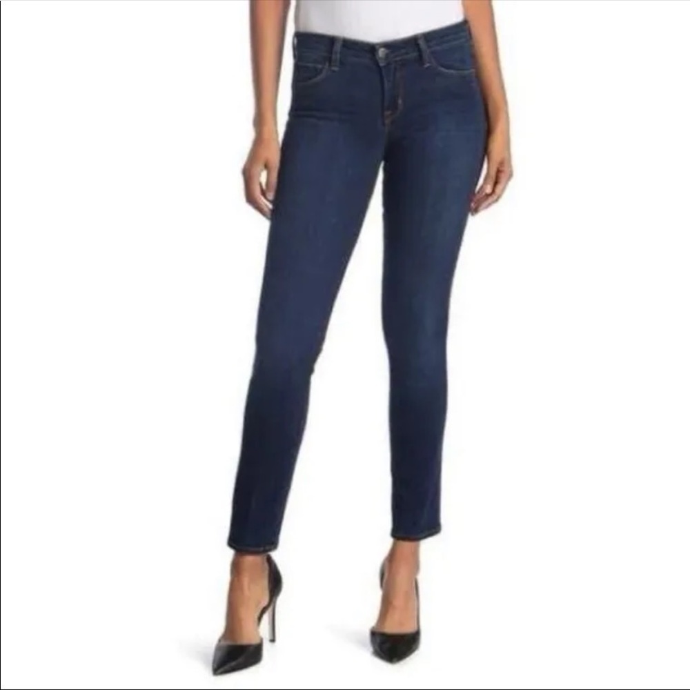 L'AGENCE Coco Mid-Rise Slim Straight Leg Jean Dark Wash 24 25 28 30 31 NWT